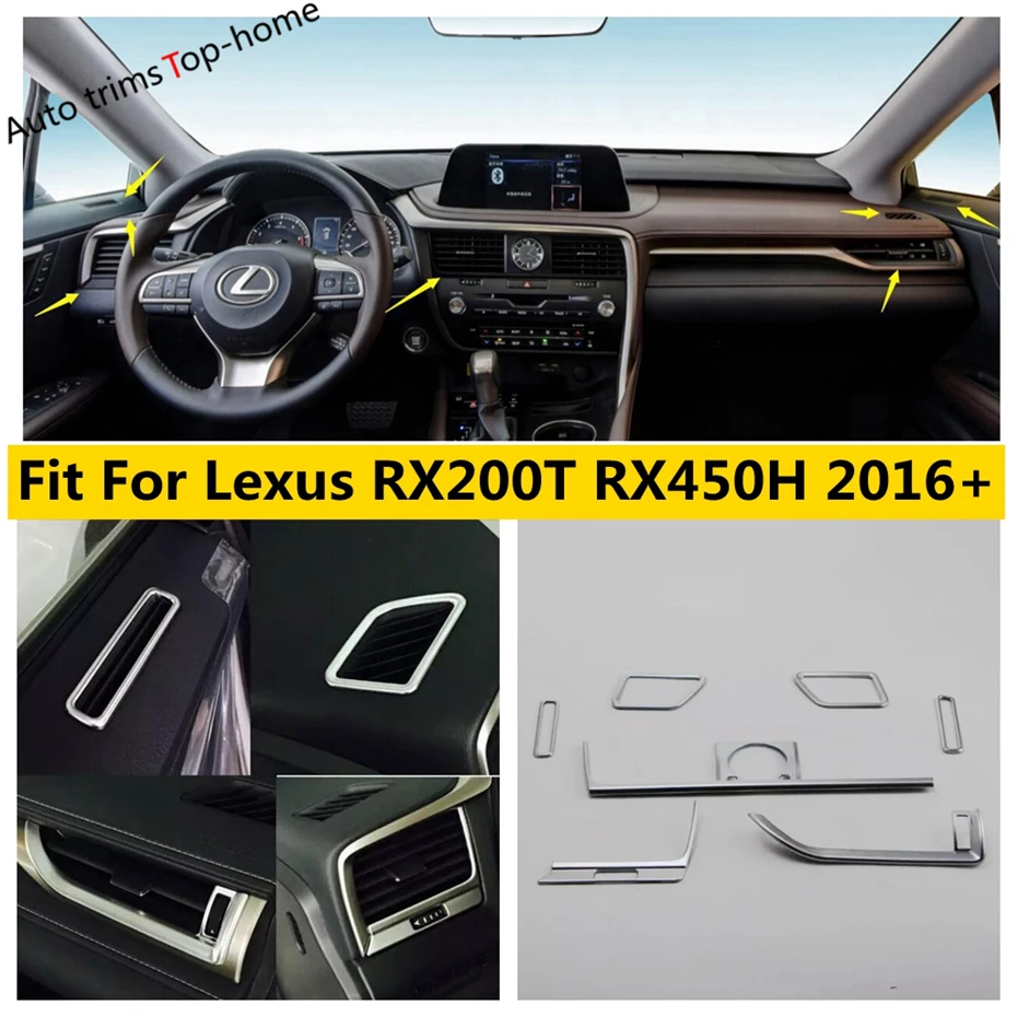 Front Dashboard Air Conditioner Vent AC Outlet Cover Trim Interior Fit For LEXUS RX 200t 450h 2016 - 2020 Accessories
Front Dashboard Air Conditioner Vent AC Outlet Cover Trim Interior Fit For LEXUS RX 200t 450h 2016 - 2020 Accessories