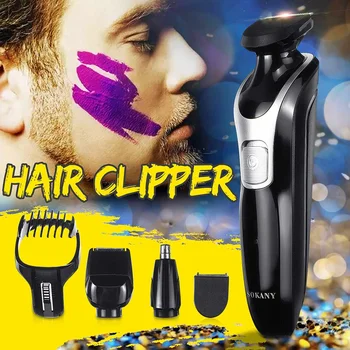 Electric Hair Trimmer 5 IN 1 USB Rechargeable Men Shaver Cutter Clipper Kit Beard Body Groomer Multifunction Hair Clippers
Electric Hair Trimmer 5 IN 1 USB Rechargeable Men Shaver Cutter Clipper Kit Beard Body Groomer Multifunction Hair Clippers