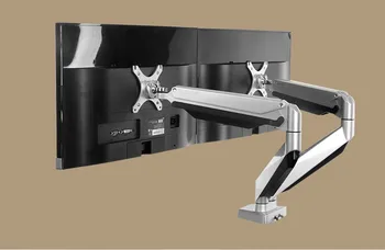 Loctek D7D Super Quality Aluminum Alloy Gas Spring Full Motion Desktop Dual Monitor Holder With Audio and USB Port
Loctek D7D Super Quality Aluminum Alloy Gas Spring Full Motion Desktop Dual Monitor Holder With Audio and USB Port