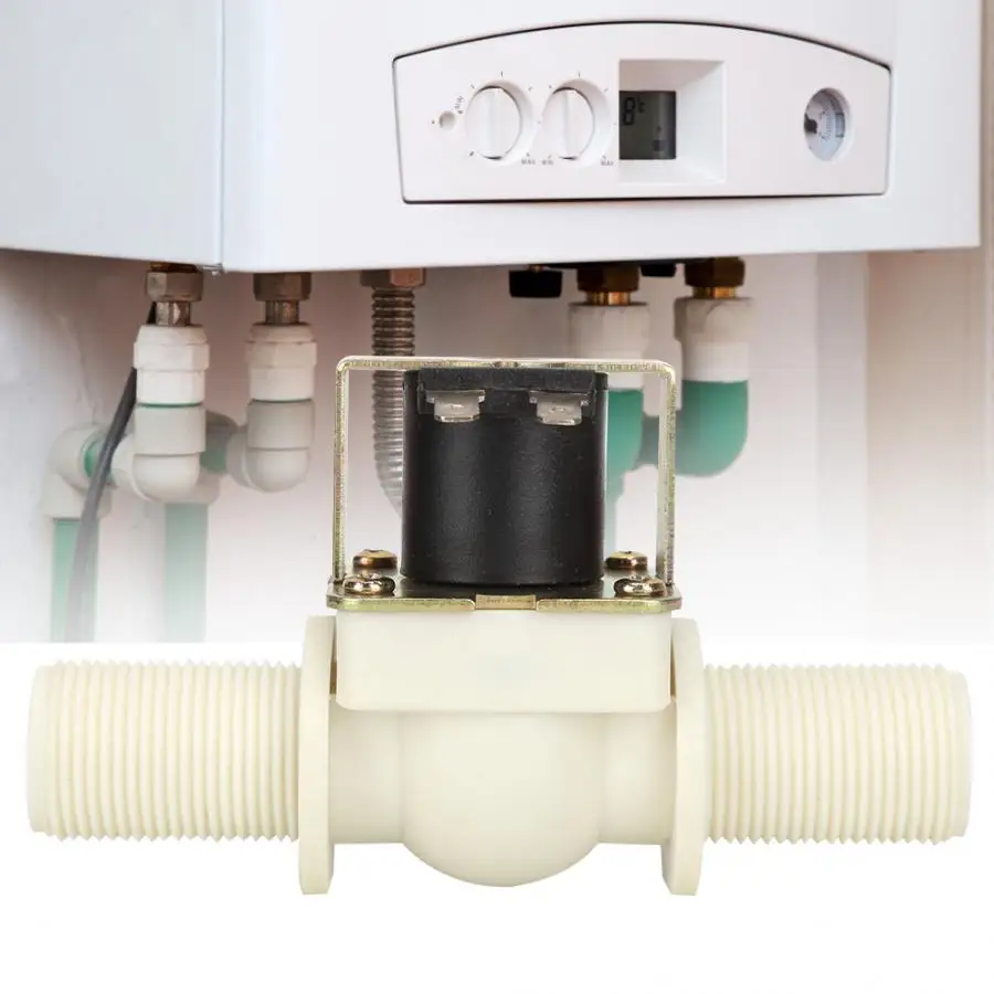 Solenoid Valve DC12V G3/4 Normally Plastic Drain for Drinking Fountain Electric Magnetic | Обустройство дома