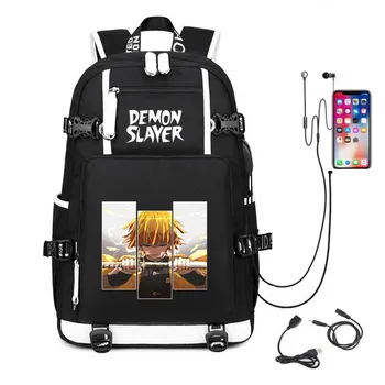 New Demon Slayer: Kimetsu no Yaiba Kamado Tanjirou Backpack laptop bag Men Anime Travel bags USB Oxford Backpack schoolbag
New Demon Slayer: Kimetsu no Yaiba Kamado Tanjirou Backpack laptop bag Men Anime Travel bags USB Oxford Backpack schoolbag