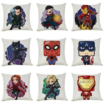 1 pcs Marvel hero Cartoon character Spiderman iron Man Pillowcase Car and sofa pillowcase Boy's room decoration pillowcase
1 pcs Marvel hero Cartoon character Spiderman iron Man Pillowcase Car and sofa pillowcase Boy's room decoration pillowcase