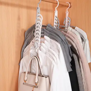 Multifunction Magic Clothes Hanger Practical Closet PP 3D Clothes Hole Saving Space Magic Space Organizer Hangers 9 Y0H9
Multifunction Magic Clothes Hanger Practical Closet PP 3D Clothes Hole Saving Space Magic Space Organizer Hangers 9 Y0H9