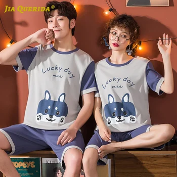 Short Sleeve Short Pants Cartoon Printing 4XL 5XL Couple Pajamas Set Homesuit Homeclothes Fashion Style Casual Style Sleepwear
Short Sleeve Short Pants Cartoon Printing 4XL 5XL Couple Pajamas Set Homesuit Homeclothes Fashion Style Casual Style Sleepwear