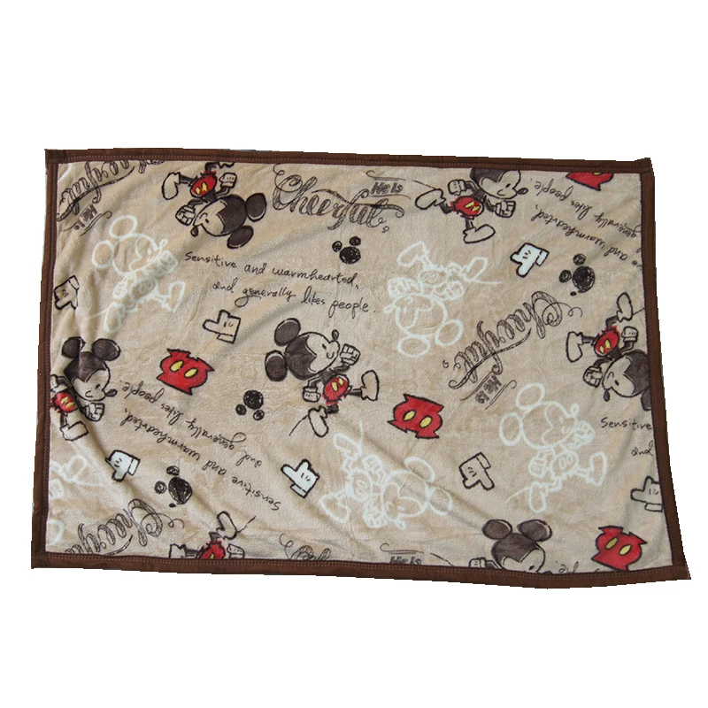 Disney Cartoon Brown Mickey Minnie Blankets on Bed/Sofa Air Condition Sleeping Cover Bedding Throws 70x100cm for Baby Boys Girl
Disney Cartoon Brown Mickey Minnie Blankets on Bed/Sofa Air Condition Sleeping Cover Bedding Throws 70x100cm for Baby Boys Girl