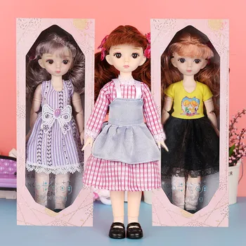 12 Inch BJD Doll Movable 25 Joints 31cm 1/6 Makeup Dress Up BJD Sleep Dolls with Clothes for Girls Toy Gifts New
12 Inch BJD Doll Movable 25 Joints 31cm 1/6 Makeup Dress Up BJD Sleep Dolls with Clothes for Girls Toy Gifts New