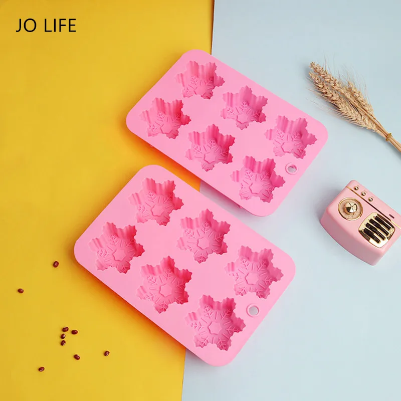 JO LIFE 1PC DIY Handmade Tool 6 Cavity Christmas Snowflake Silicone Soap Mold Candle Chocolate Cake Mould
JO LIFE 1PC DIY Handmade Tool 6 Cavity Christmas Snowflake Silicone Soap Mold Candle Chocolate Cake Mould