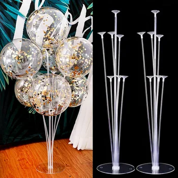 1Set 7 Tubes Balloon Stand Balloon Holder Column Confetti Balloons Anniversary Birthday Party Wedding Decoration Decor Supplies
1Set 7 Tubes Balloon Stand Balloon Holder Column Confetti Balloons Anniversary Birthday Party Wedding Decoration Decor Supplies
