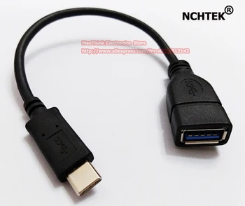 NCHTEK USB3.1 Type C Male Connector to USB3.0 A Female OTG Data Cable,Reversible Design.U Disk Adapter Cable/Free shipping/10PCS
NCHTEK USB3.1 Type C Male Connector to USB3.0 A Female OTG Data Cable,Reversible Design.U Disk Adapter Cable/Free shipping/10PCS