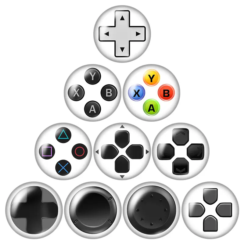 ZB1206 Gamepad button Video Boyfriends 10pcs mixed 12mm/16mm/18mm/25mm Round photo glass cabochon demo flat back Making findings
ZB1206 Gamepad button Video Boyfriends 10pcs mixed 12mm/16mm/18mm/25mm Round photo glass cabochon demo flat back Making findings