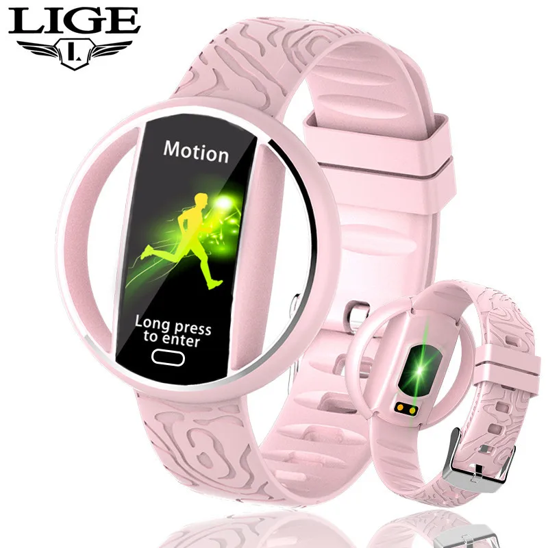 LIGE Smart Watch Women fit bit IP67 Waterproof Fitness Tracker Heart Rate Monitor Pedometer Sport Smart Bracelet For Android ios
LIGE Smart Watch Women fit bit IP67 Waterproof Fitness Tracker Heart Rate Monitor Pedometer Sport Smart Bracelet For Android ios