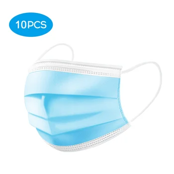 CZ US Stock 10/50PCS Non-Woven Masks Safety Disposable Cycling Mask 3-Layer Safe Mask Anti-dust Mouth Face Mask Breathable
CZ US Stock 10/50PCS Non-Woven Masks Safety Disposable Cycling Mask 3-Layer Safe Mask Anti-dust Mouth Face Mask Breathable