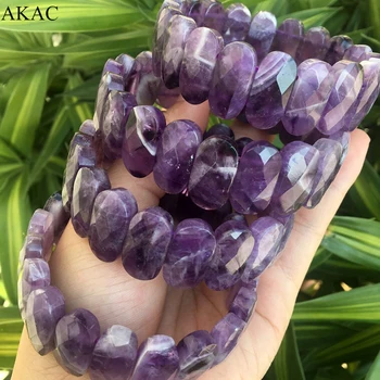 Free shipping AKAC approx10*20mm natural amethyst quartz faceted bangle bracelet
Free shipping AKAC approx10*20mm natural amethyst quartz faceted bangle bracelet