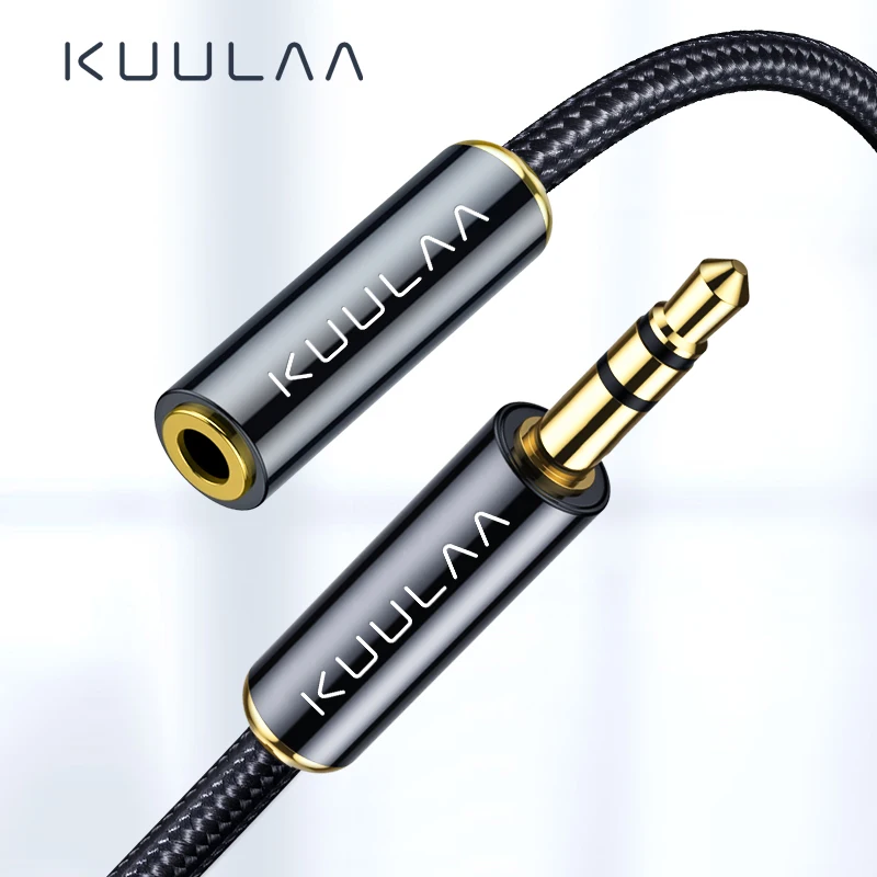 KUULAA Jack 3.5 mm Audio Extension Cable for Huawei P20 lite Stereo 3.5mm Jack Aux Cable for Headphones Xiaomi Redmi 5 plus PC
KUULAA Jack 3.5 mm Audio Extension Cable for Huawei P20 lite Stereo 3.5mm Jack Aux Cable for Headphones Xiaomi Redmi 5 plus PC