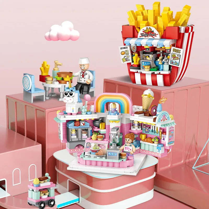 LOZ mini building blocks Park Street View Building Block Machine Compatible Bricks Figure Model Educational Toys Children Girls
LOZ mini building blocks Park Street View Building Block Machine Compatible Bricks Figure Model Educational Toys Children Girls