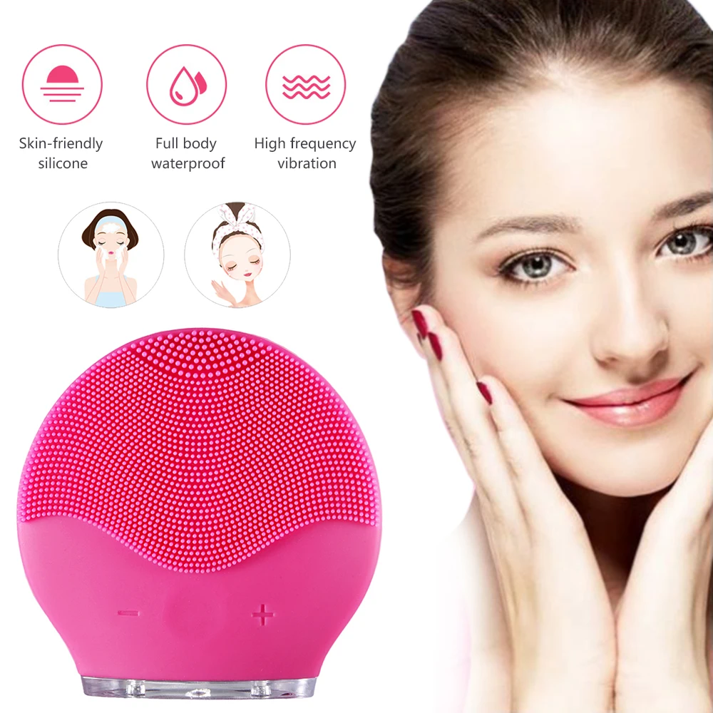 Face Cleaning Brush Electric Facial Cleanser Washing Brushes Mini Electric Facial Brushes Waterproof Silicone Facial Clean Brush
Face Cleaning Brush Electric Facial Cleanser Washing Brushes Mini Electric Facial Brushes Waterproof Silicone Facial Clean Brush