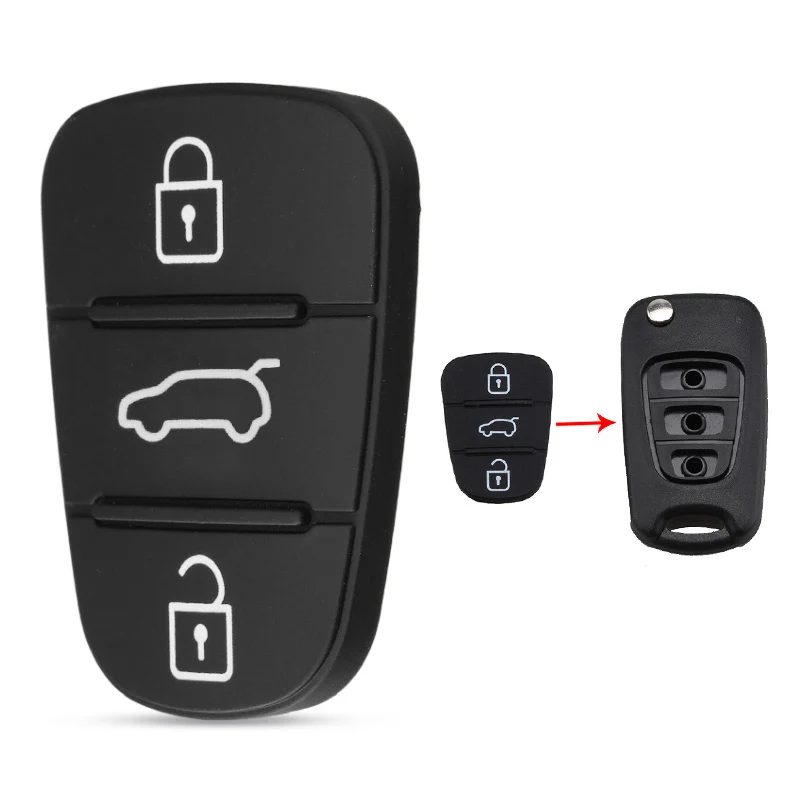 3 Buttons Rubber Pad Insert Fit for Hyundai Solaris Accent Tucson l10 l20 l30 Kia Rio Ceed Flip Remote Car Key Shell
3 Buttons Rubber Pad Insert Fit for Hyundai Solaris Accent Tucson l10 l20 l30 Kia Rio Ceed Flip Remote Car Key Shell