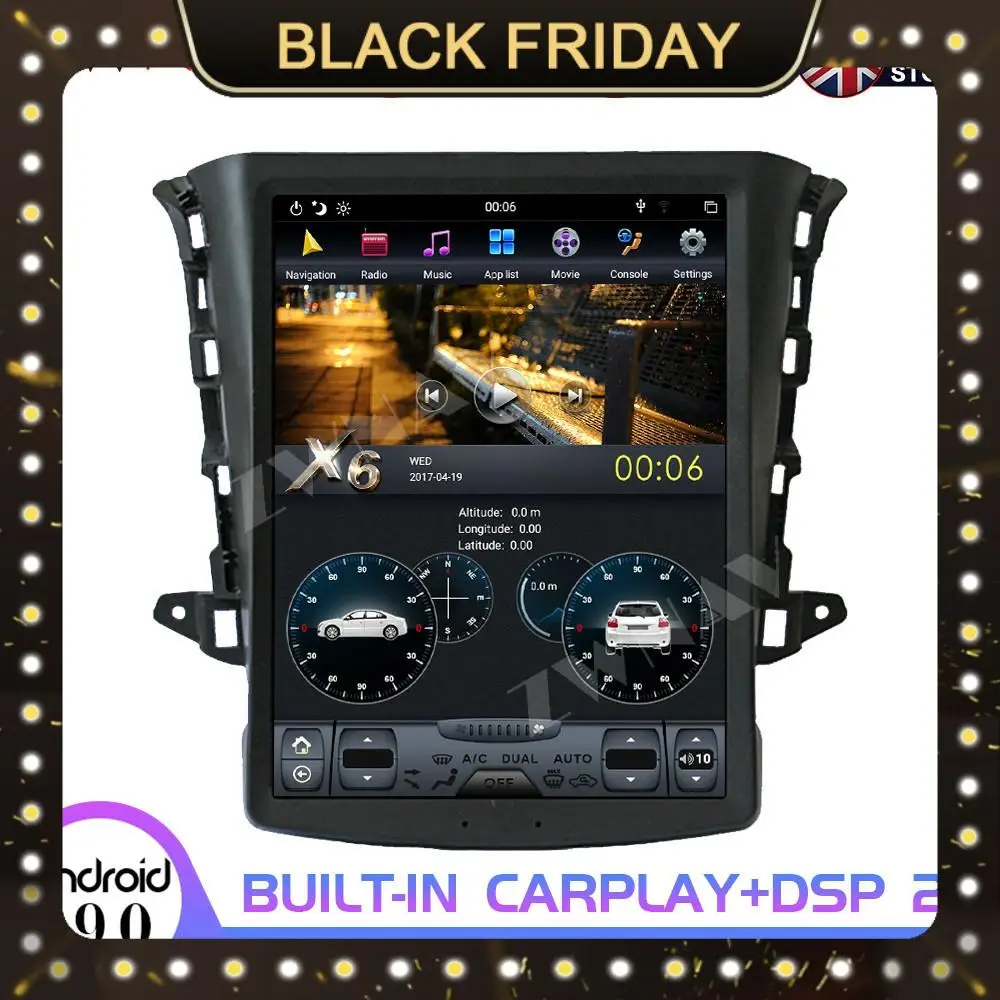 Tesla Style Android 9 128GB Multimedia Player Car Navigation For Changan EADO 2016 2017 Stereo Head Unit Auto Radio Carplay DSP
Tesla Style Android 9 128GB Multimedia Player Car Navigation For Changan EADO 2016 2017 Stereo Head Unit Auto Radio Carplay DSP