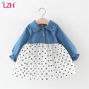 LZH 2020 Autumn Leisure Denim Polka Dot Mesh Skirt Dresses For Baby Girls Infant Clothes Long Sleeve Baby Dresses 0 1 2 3 Years
LZH 2020 Autumn Leisure Denim Polka Dot Mesh Skirt Dresses For Baby Girls Infant Clothes Long Sleeve Baby Dresses 0 1 2 3 Years
