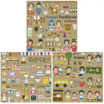 Cartoon story patterns Counted Cross Stitch 11CT 14CT DIY wholesale Chinese Cross Stitch Kits Embroidery Needlework Sets
Cartoon story patterns Counted Cross Stitch 11CT 14CT DIY wholesale Chinese Cross Stitch Kits Embroidery Needlework Sets