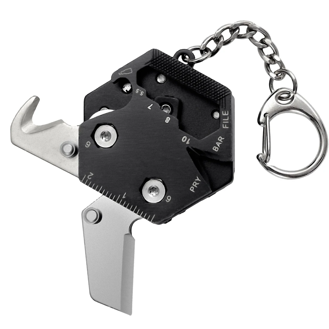 Multitool Keychain Hexagonal Kit Folding Mini Pocket Survival Tool Set Stainless Steel with Knife Micro Screw Driver Set Bottle
Multitool Keychain Hexagonal Kit Folding Mini Pocket Survival Tool Set Stainless Steel with Knife Micro Screw Driver Set Bottle
