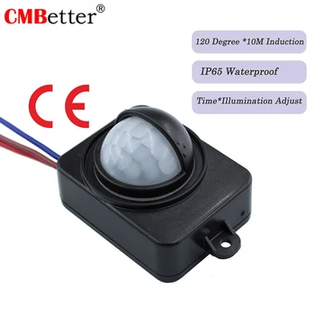 Waterproof Outdoor Infrared PIR Motion Sensor Detector 220v Wall Light Switch Energy-saving Lighting Switch Time Lux Adjustable
Waterproof Outdoor Infrared PIR Motion Sensor Detector 220v Wall Light Switch Energy-saving Lighting Switch Time Lux Adjustable