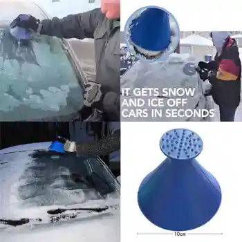 Auto Car Magic Window Windshield Car Ice Scraper Shaped Funnel Snow Remover Deicer Cone Deicing Tool Scraping
Auto Car Magic Window Windshield Car Ice Scraper Shaped Funnel Snow Remover Deicer Cone Deicing Tool Scraping