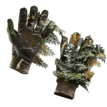 3D Leaf Camouflage Gloves Outdoor Hunting Gloves Full Finger Anti-Slip Gloves - Free Size
3D Leaf Camouflage Gloves Outdoor Hunting Gloves Full Finger Anti-Slip Gloves - Free Size