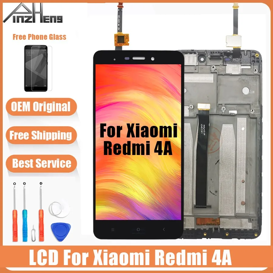 AAAA Original LCD For Xiaomi Redmi 4A LCD Display Touch Screen Digitizer Replacement Screen For Redmi 4A Display With Frame
AAAA Original LCD For Xiaomi Redmi 4A LCD Display Touch Screen Digitizer Replacement Screen For Redmi 4A Display With Frame
