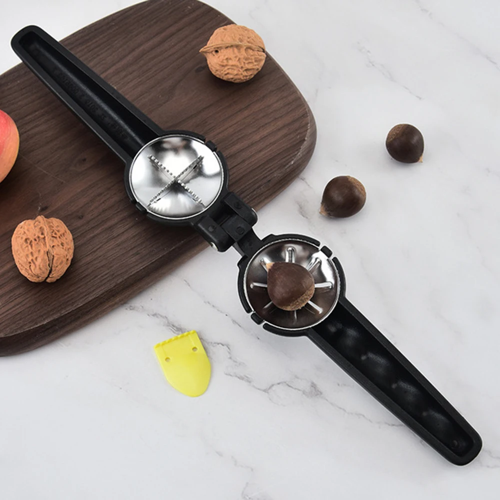 Stainless Steel 2 in 1 Quick Chestnut Clip Walnut Pliers Metal NutCracker Sheller Nut Opener Kitchen Tools Cutter Gadgets
Stainless Steel 2 in 1 Quick Chestnut Clip Walnut Pliers Metal NutCracker Sheller Nut Opener Kitchen Tools Cutter Gadgets