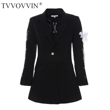 TVVOVVIN Autumn Winter New Fashion Casual Long Sleeve Patchwork Bow Slim Black Button Blazer Coat Long Pants Two-piece Suit 1MXV
TVVOVVIN Autumn Winter New Fashion Casual Long Sleeve Patchwork Bow Slim Black Button Blazer Coat Long Pants Two-piece Suit 1MXV