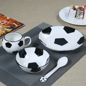 Creative Soccer Plate Bowl Cup Set Multi designs Basketball Volleyball Golf Dinnerware Ceramic Porcelain Children Tableware Set
Creative Soccer Plate Bowl Cup Set Multi designs Basketball Volleyball Golf Dinnerware Ceramic Porcelain Children Tableware Set
