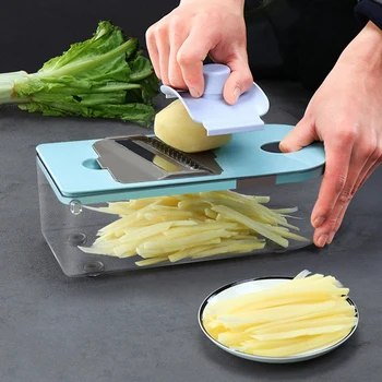 8 Blades Vegetable Fruit Presser Chopper Slicer Manual Cutter Dicing Potato Garlic Peeler Grater Dicer Kitchen Tool
8 Blades Vegetable Fruit Presser Chopper Slicer Manual Cutter Dicing Potato Garlic Peeler Grater Dicer Kitchen Tool
