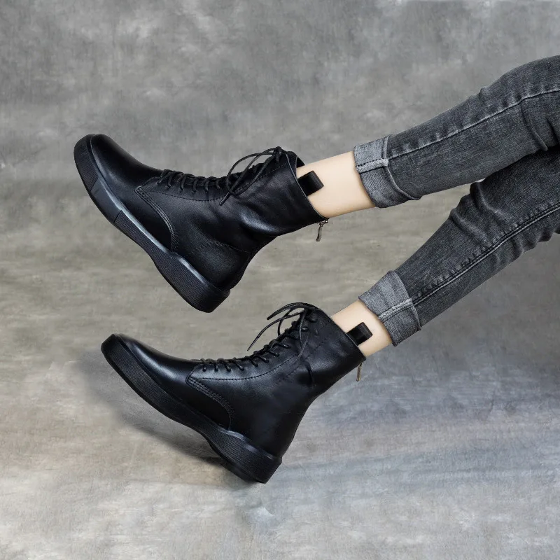 2019 Autumn And Winter New Style Hand-Made Origional Short Boots Retro Artistic Full-grain Leather Martin Boots Comfortable Vers
2019 Autumn And Winter New Style Hand-Made Origional Short Boots Retro Artistic Full-grain Leather Martin Boots Comfortable Vers