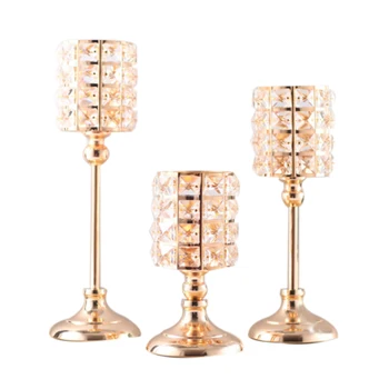 3 Pcs Imitation Crystal Candle Lantern Candle Holders Wedding Table Candlesticks Parties Home Table Decoration Golden
3 Pcs Imitation Crystal Candle Lantern Candle Holders Wedding Table Candlesticks Parties Home Table Decoration Golden