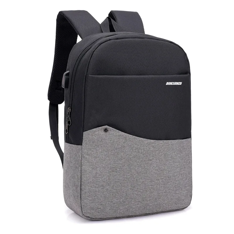 

New Style Backpack Chinlon Contrast Color Others inside Zip Pocket Double Joint Brand New Zipper Anti-Theft