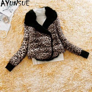 AYUNSUE Winter Jacket Women Parka Fox Fur Collar Leopard Down Cotton Coat Short Puffer Korean Rabbit Fur Parkas Mujer 2020 J3729
AYUNSUE Winter Jacket Women Parka Fox Fur Collar Leopard Down Cotton Coat Short Puffer Korean Rabbit Fur Parkas Mujer 2020 J3729