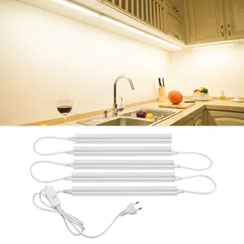 EU US Plug 1-5 pcs 220V 110V LED Tube Lamp T5 29cm 57cm Aluminium PVC Plastic Fluorescent LED Bar Indoor Kitchen Cabinet light
EU US Plug 1-5 pcs 220V 110V LED Tube Lamp T5 29cm 57cm Aluminium PVC Plastic Fluorescent LED Bar Indoor Kitchen Cabinet light