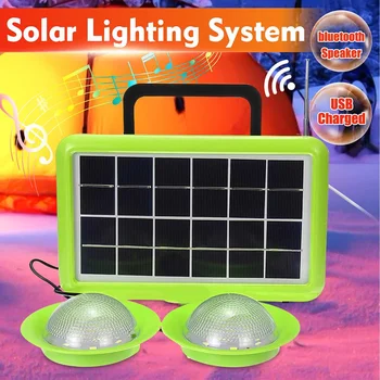 Portable Solar Electric Generator with bluetooth Wireless Stereo Speaker and 2PCS LED Light Bulbs Outdoor Emergency USB Charging
Portable Solar Electric Generator with bluetooth Wireless Stereo Speaker and 2PCS LED Light Bulbs Outdoor Emergency USB Charging