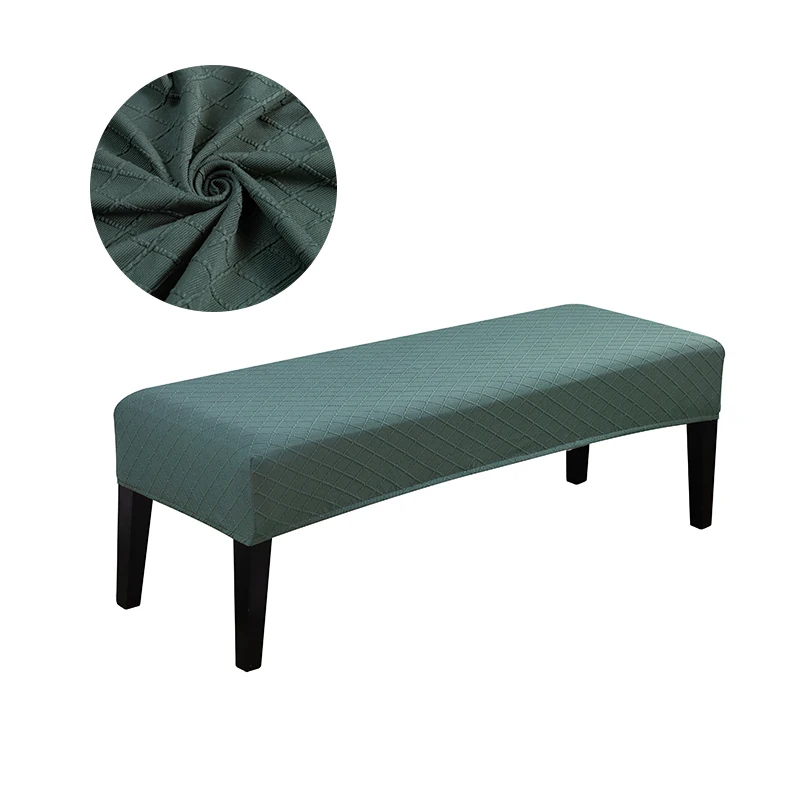 Housse de banc extensible en velours et Spandex, élastique, pour salle à manger, chaise, siège, hôtel, maison, salon, cuisine, chambre à coucher Housse de banc extensible en velours et Spandex, élastique, pour salle à manger, chaise, siège, hôtel, maison, salon, cuisine, chambre à coucher