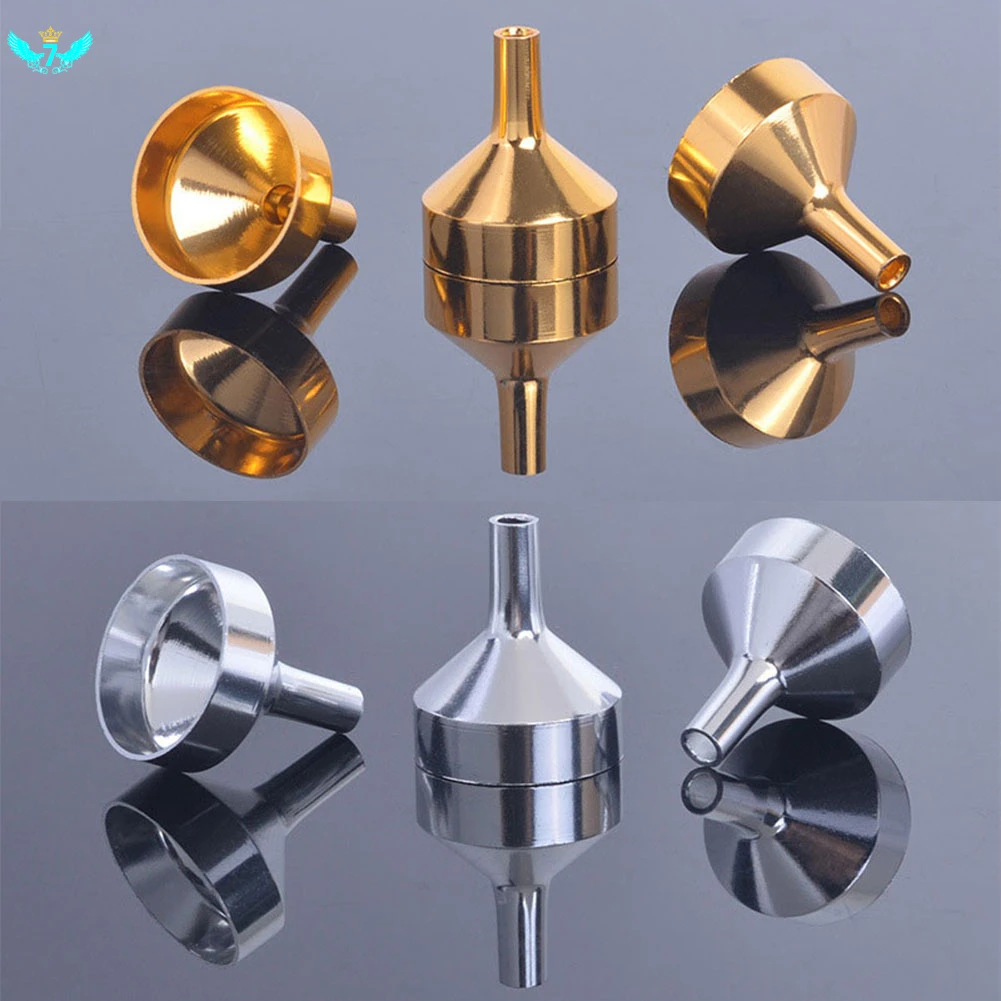4Pcs Practical Metal Small Funnel for Filling with Pipette Aluminum Tiny Funnel/Minature Funnel/Mini Funnel for Perfume Atomiser
4Pcs Practical Metal Small Funnel for Filling with Pipette Aluminum Tiny Funnel/Minature Funnel/Mini Funnel for Perfume Atomiser