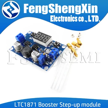 DC-DC 3~35V to 3.5~35V LTC1871 Booster Step-up module Converter Regulated Power Supply+VoltMeter
DC-DC 3~35V to 3.5~35V LTC1871 Booster Step-up module Converter Regulated Power Supply+VoltMeter