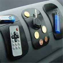 Nano Tech Super collant voiture tapis antidérapant tableau de bord Pad téléphone Coin lunettes de soleil tablette anti-dérapant tapis titulaire(China)