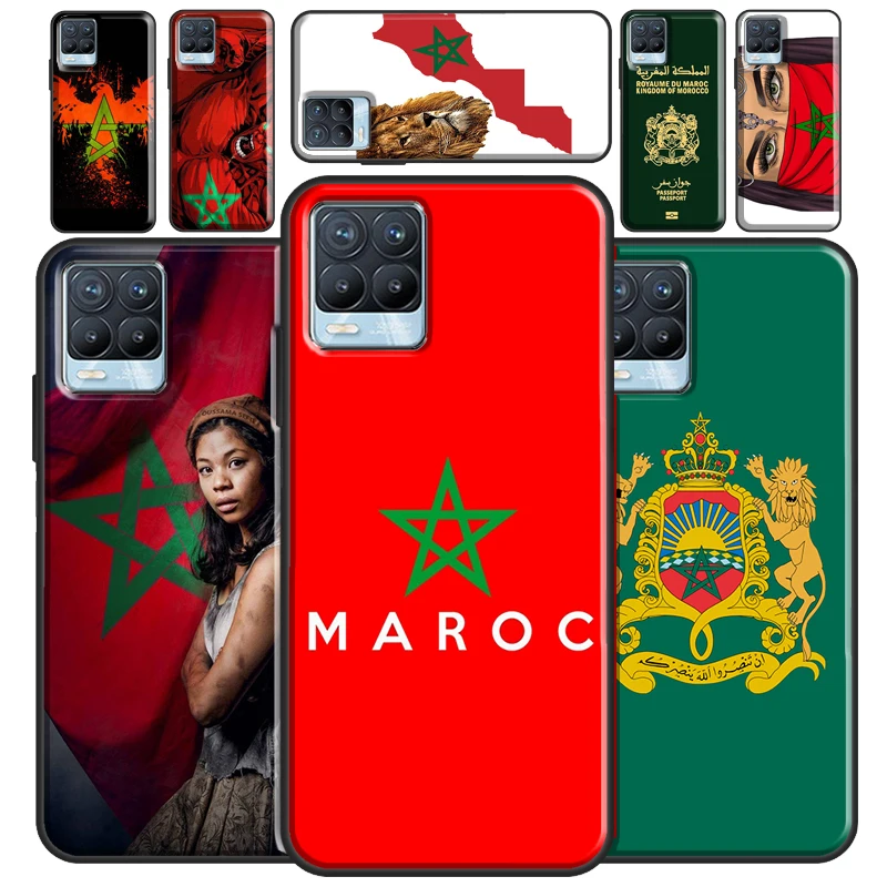 Фото Марокканский флаг для OnePlus 10 9 Pro Nord 2 8T 9R чехол телефона Realme GT Neo Master 8 C3 C21 8i 9i |