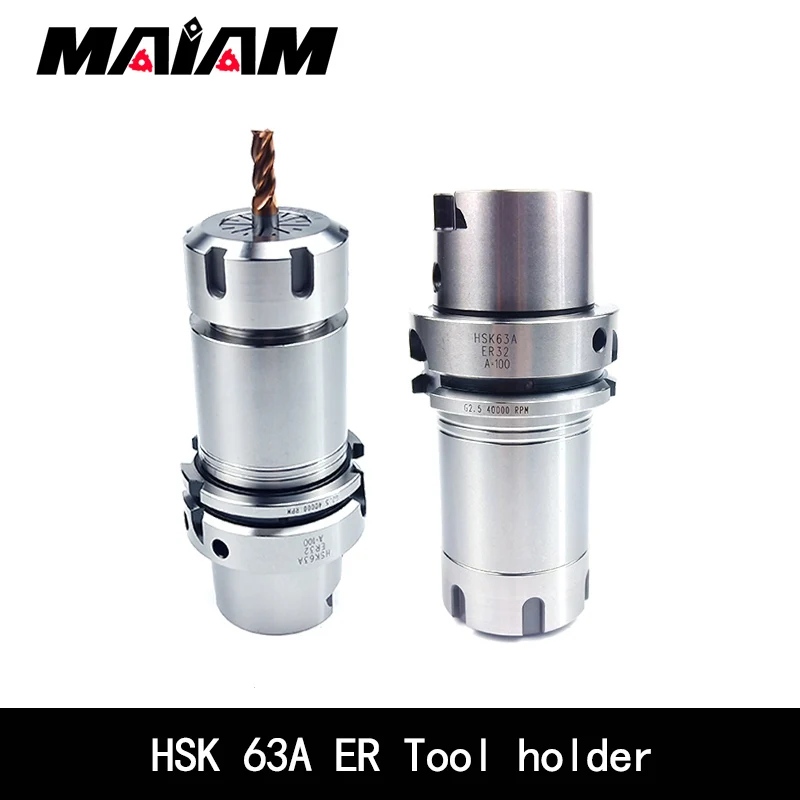 Высокоскоростной держатель инструмента с ЧПУ hsk63a er16 er20 er25 er32 Точность 0 001 мм