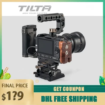 Tilta Sigma Camera Cage for Sigma FP rig DSLR Camera with Top Handle Extend Cold Shoe FP Metal cage for Microphone LED vs UUrig
Tilta Sigma Camera Cage for Sigma FP rig DSLR Camera with Top Handle Extend Cold Shoe FP Metal cage for Microphone LED vs UUrig