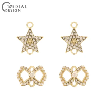 Cordial Design 50Pcs Jewelry Accessorie/Earrings Connectors/DIY Making/Rhinestone Charms/Hand Made/Jewelry Findings & Components
Cordial Design 50Pcs Jewelry Accessorie/Earrings Connectors/DIY Making/Rhinestone Charms/Hand Made/Jewelry Findings & Components