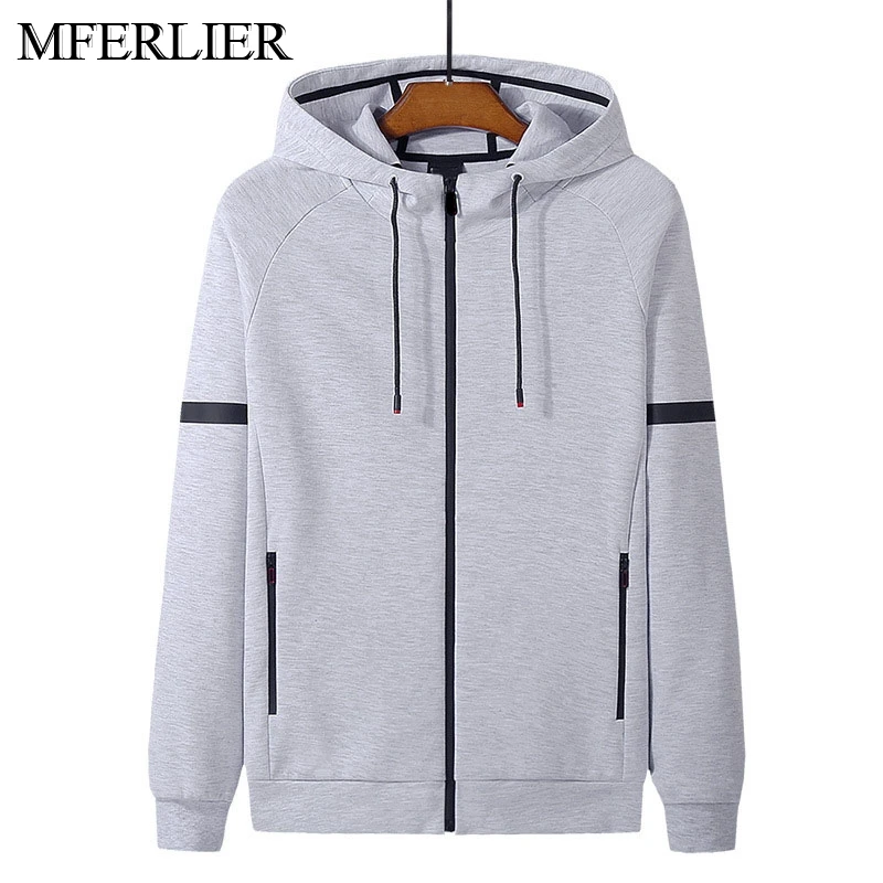 

Spring Autumn Cotton Men Hoodies 5XL 6XL 7XL 8XL Bust 145cm Plus Size Long Sleeve Sweatshirt 5 Colors