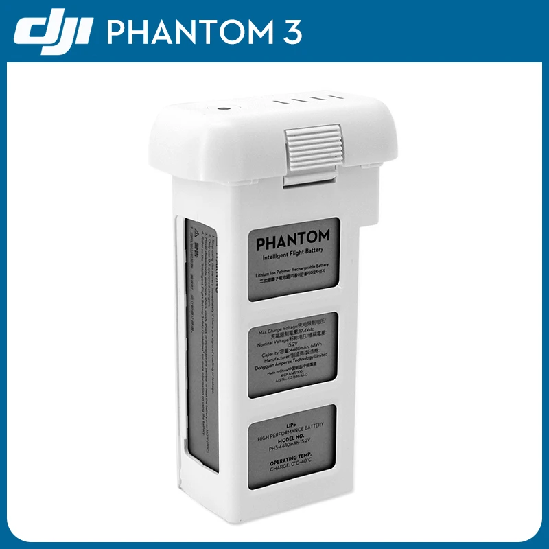 Original DJI Phantom 3 Series Professional Advanced Drone Intelligent Flight Battery 4480mAh 15.2V LiPo4s for DJI Phantom 3
Original DJI Phantom 3 Series Professional Advanced Drone Intelligent Flight Battery 4480mAh 15.2V LiPo4s for DJI Phantom 3