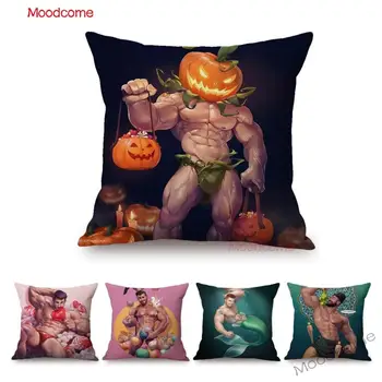 Sexy Halloween Valentine Christmas Santa Claus Muscle Man Easter Bunny Gay Art Sofa Pillow Case Hot Gym Buddy Sexy Cushion Cover 
Sexy Halloween Valentine Christmas Santa Claus Muscle Man Easter Bunny Gay Art Sofa Pillow Case Hot Gym Buddy Sexy Cushion Cover